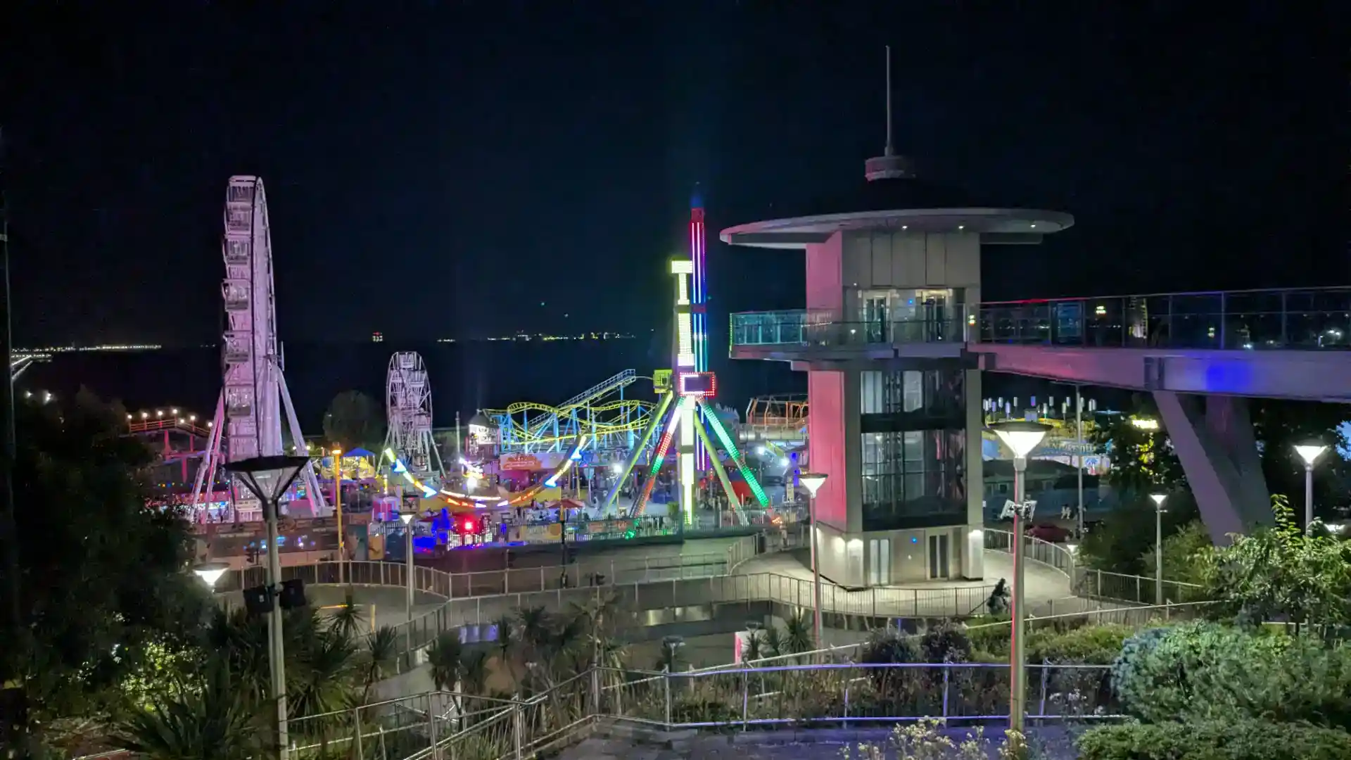 Adventure Island at Night, Southend-on-Sea