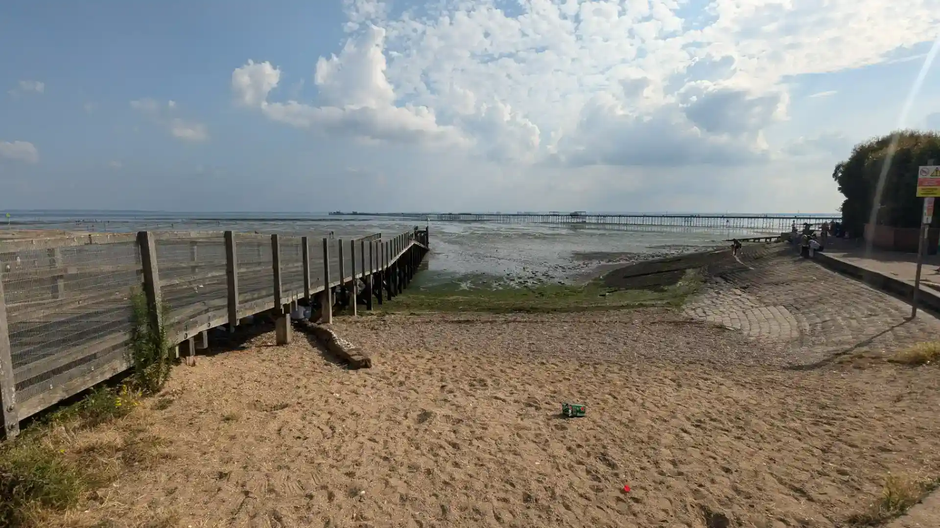 Low Tide at a Southend-on-Sea Beach, Essex