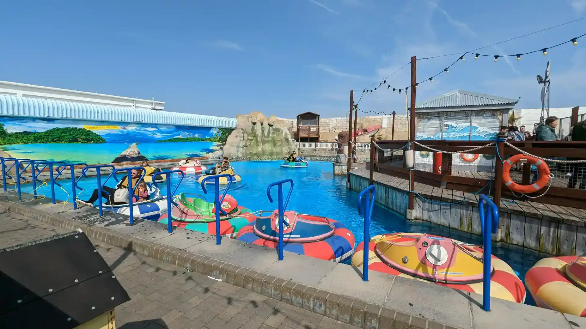 Bumper Boat Fun on the Seafront